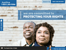 Tablet Screenshot of 1800lawfirm.com